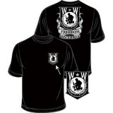 Eagle Emblems CS1022 Tee-Wounded Warrior, Freed