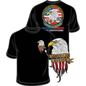 Eagle Emblems CS1032 Tee-American Heroes,First