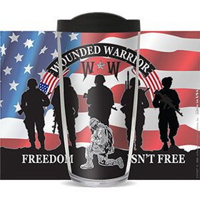 Eagle Emblems CU1027 Cup-Wounded Warrior Premium-Thermal, Made In USA, 16 oz