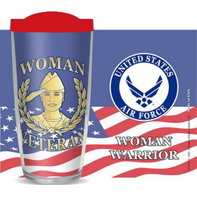 Eagle Emblems CU1058 Cup-Woman Vet,Us Air Force Premium-Thermal, Made In USA, 16 oz