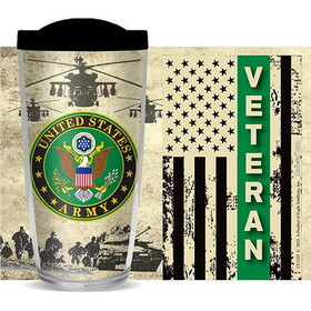 Eagle Emblems CU1103 Cup-Us Army, Veteran, 16 oz