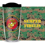 Eagle Emblems CU1201 Cup-Us Marines, Camo, 16 oz