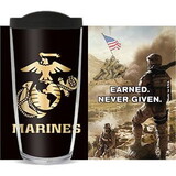 Eagle Emblems CU1205 Cup-Us Marines, Earned, 16 oz
