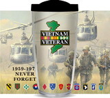 Eagle Emblems CU1555 Cup-Vietnam Veteran Premium-Thermal, Made In USA, 16 oz
