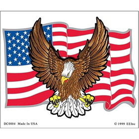 Eagle Emblems DC0004 Sticker-Usa,5Pc Sidekicks (3-1/2"x4-1/4")