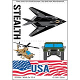 Eagle Emblems DC0006 Sticker-Military Might (4 Pc Set) (2-3/4"X4")