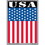 Eagle Emblems DC0033 Sticker-Usa, Flag (3"X4")