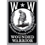 Eagle Emblems DC0052 Sticker-Wounded Warrior 