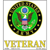 Eagle Emblems DC0064 Sticker-Army Veteran