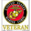 Eagle Emblems DC0065 Sticker-Usmc Veteran (3"x4-1/4")