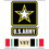 Eagle Emblems DC0094 Sticker-Iraqi Freed,Army (Clear Vinyl), (3-1/2"x4-1/8")