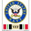 Eagle Emblems DC0095 Sticker-Iraqi Freedom, Usn (Clear Vinyl) (3-1/2"X4-1/8")
