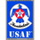 Eagle Emblems DC0102 Sticker-Usaf,Thunderbirds (3"x4-1/4")