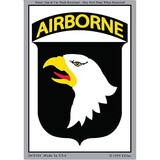 Eagle Emblems DC0104 Sticker-Army,101St Abn (3