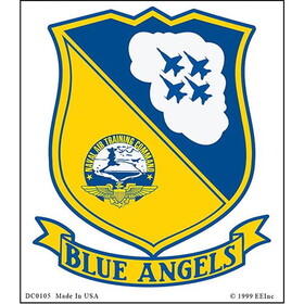 Eagle Emblems DC0105 Sticker-Usn,Blue Angels (3-1/2"x4-1/8")