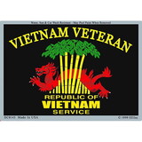 Eagle Emblems DC0143 Sticker-Vietnam, Veteran (3