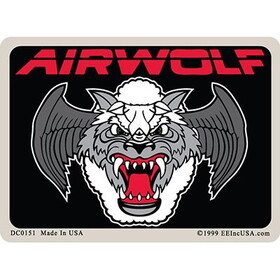 Eagle Emblems DC0151 Sticker-Usaf,Airwolf (3"x4-1/4")