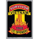 Eagle Emblems DC0152 Sticker-Vietnam, Survivor (3