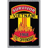 Eagle Emblems DC0152 Sticker-Vietnam, Survivor (3