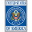 Eagle Emblems DC0155 Sticker-Usa, Seal, Rect. (3"X4")