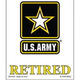 Eagle Emblems DC0166 Sticker-Army Logo, Ret. (3-1/4