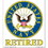 Eagle Emblems DC0167 Sticker-Usn Logo, Retired (3-1/4")