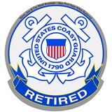 Eagle Emblems DC0169 Sticker-Uscg Logo, Retired (3-1/2