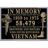 Eagle Emblems DC0173 Sticker-Vietnam, In Memory (3