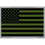 Eagle Emblems DC0174 Sticker-Usa, Flag Subdued (3"X4")