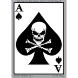 Eagle Emblems DC0288 Sticker-Death Ace (3
