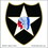 Eagle Emblems DC8160 Sticker-Army,002Nd Inf.Div. (3-1/4")