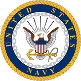 Eagle Emblems DC8404 Sticker-U.S. Navy Auto-Badge (4" Logo)