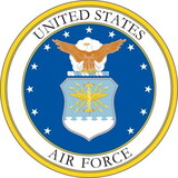 Eagle Emblems DC8405 Sticker-U.S. Air Force Auto-Badge (4" Logo)