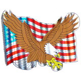 Eagle Emblems DC9008 Sticker-Usa, Eagle (12
