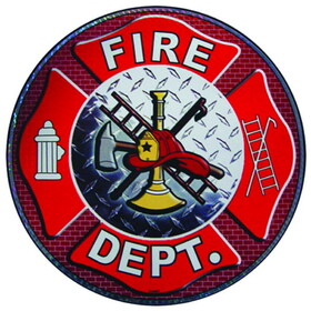 Eagle Emblems DC9021 Sticker-Fire Department (12")