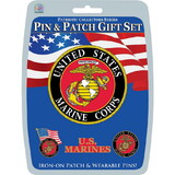 Eagle Emblems DIS0001 Gift Set-U.S.Marines (Pin & Patch) .