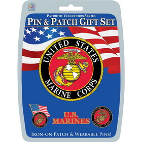 Eagle Emblems DIS0001 Gift Set-U.S.Marines (3 Pins & 1 Patch)