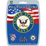 Eagle Emblems DIS0004 Gift Set-U.S.Navy (Pin & Patch) .