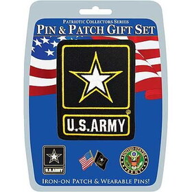 Eagle Emblems DIS0008 Gift Set-U.S.Army Logo (3 Pins & 1 Patch)