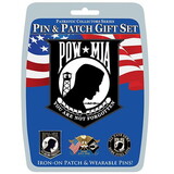 Eagle Emblems DIS0013 Gift Set-Pow*Mia (Pin & Patch) .