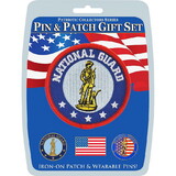 Eagle Emblems DIS0015 Gift Set-U.S.Army N.G. (Pin & Patch) .