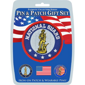 Eagle Emblems DIS0015 Gift Set-National Guard (3 Pins & 1 Patch)