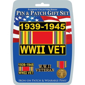 Eagle Emblems DIS0035 Gift Set-Wwii Svc (3 Pins & 1 Patch)