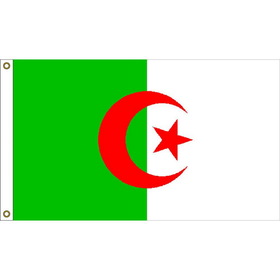 Eagle Emblems F1003 Flag-Algeria (3ft x 5ft)