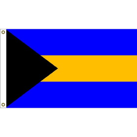 Eagle Emblems F1008 Flag-Bahamas (3ft x 5ft)