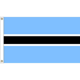 Eagle Emblems F1013 Flag-Botswana (3Ftx5Ft) .
