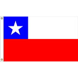 Eagle Emblems F1017 Flag-Chile (3Ftx5Ft) .