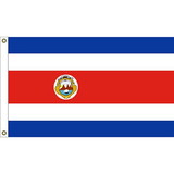 Eagle Emblems F1020 Flag-Costa Rica (3ft x 5ft)