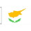 Eagle Emblems F1023 Flag-Cyprus (3Ftx5Ft) .