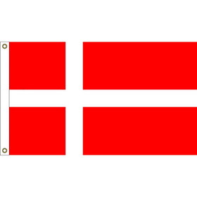 Eagle Emblems F1024 Flag-Denmark (3Ftx5Ft) .